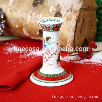 Ceramic Christmas Candle Holders